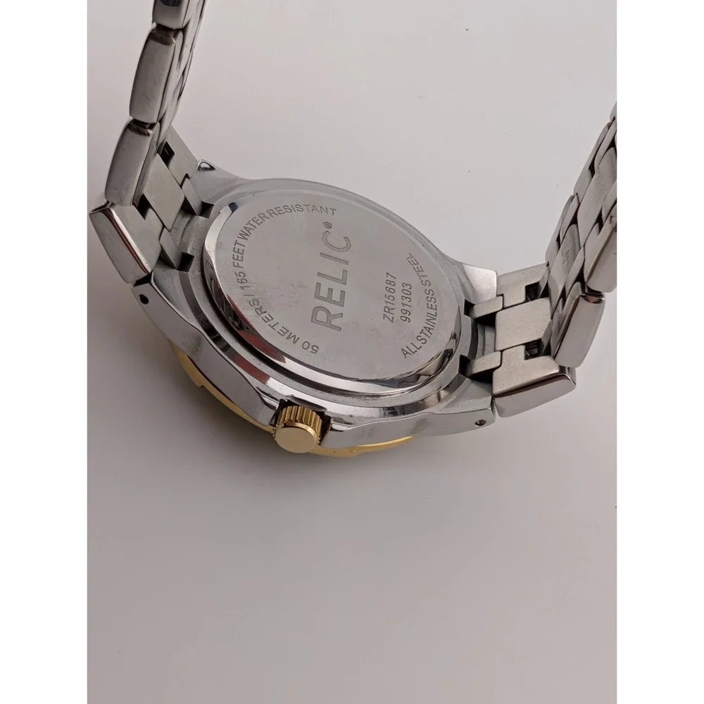 Relic Multifunction Watch Men 42mm‎ Case Two Tone 7.25